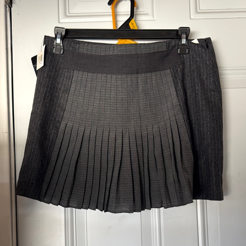 Vanessa Bruno Charcoal A-Line Skirt
